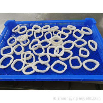 Frozen Argentina Illex Squid Rings IQF Retail Tas